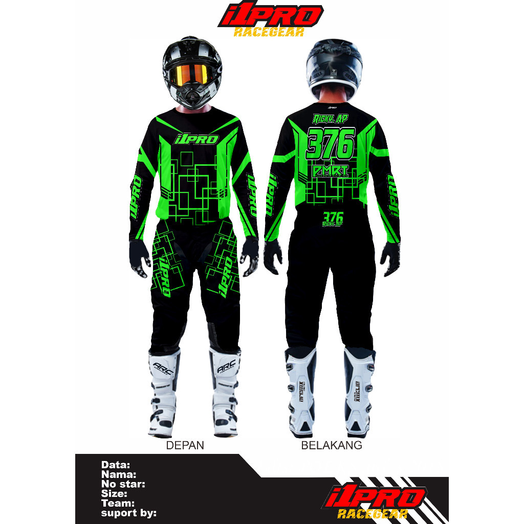 BAJU SEPEDA MOTORCROSS FULL PRINTING BERKUALITAS TINGGI/BAJU TRAIL/JERSEY MOTORCROSS