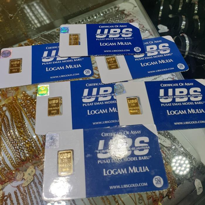 logam mulia 1gram produk UBS