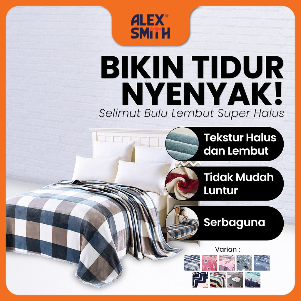 Goto Cuddle Blanket Selimut Dewasa Bulu Tebal Halus Lembut Karakter