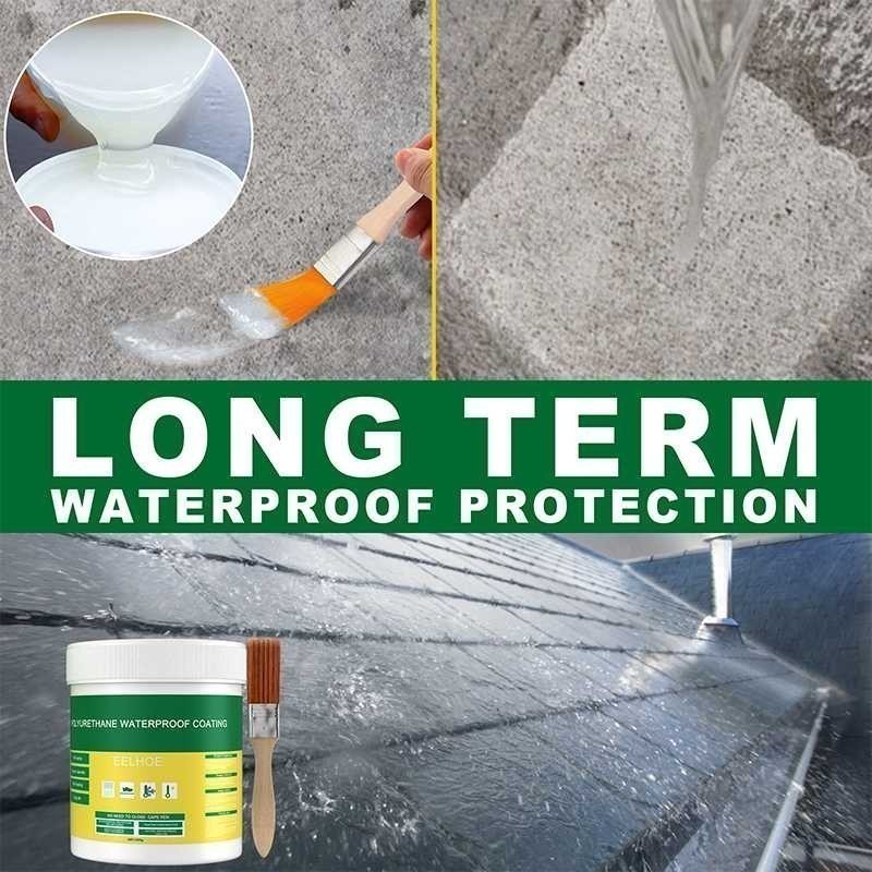 Lem Anti Bocor Rembes Waterproof Coating 300g with Brush | Lem Anti Bocor Rembes Waterproof Coating 