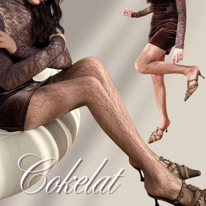 Pantyhose Stocking Celana Legging Panty Hose Putih Hitam Biru Lolita Japan / Kaoskaki Panjang Sexy W