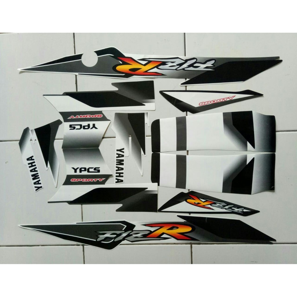 stiker striping lis body yamaha f1zr 2001 hitam