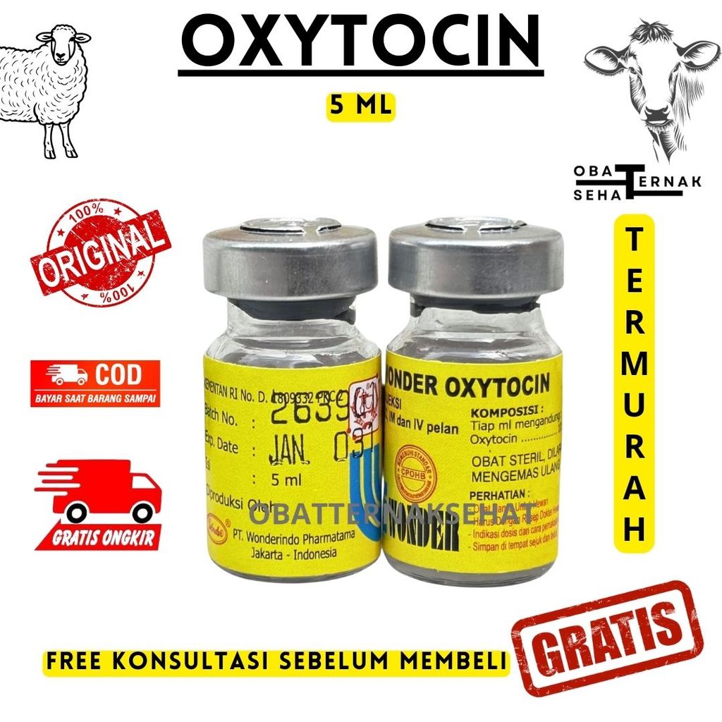 WONDER OXYTOCIN 5 ML – Untuk Kesehatan Hewan WONDER