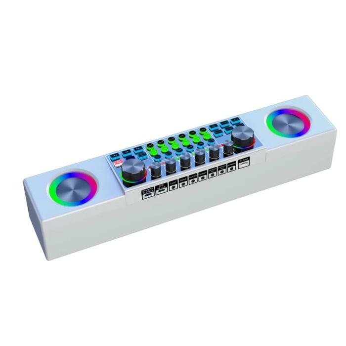 READY SY6 SOUNDCARD SPEAKER all-in-one SY6 Bluetooth sound card - SY6 Putih