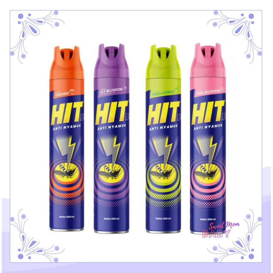 HIT Aerosol  600ml Obat Nyamuk Semprot Ampuh Basmi Nyamuk