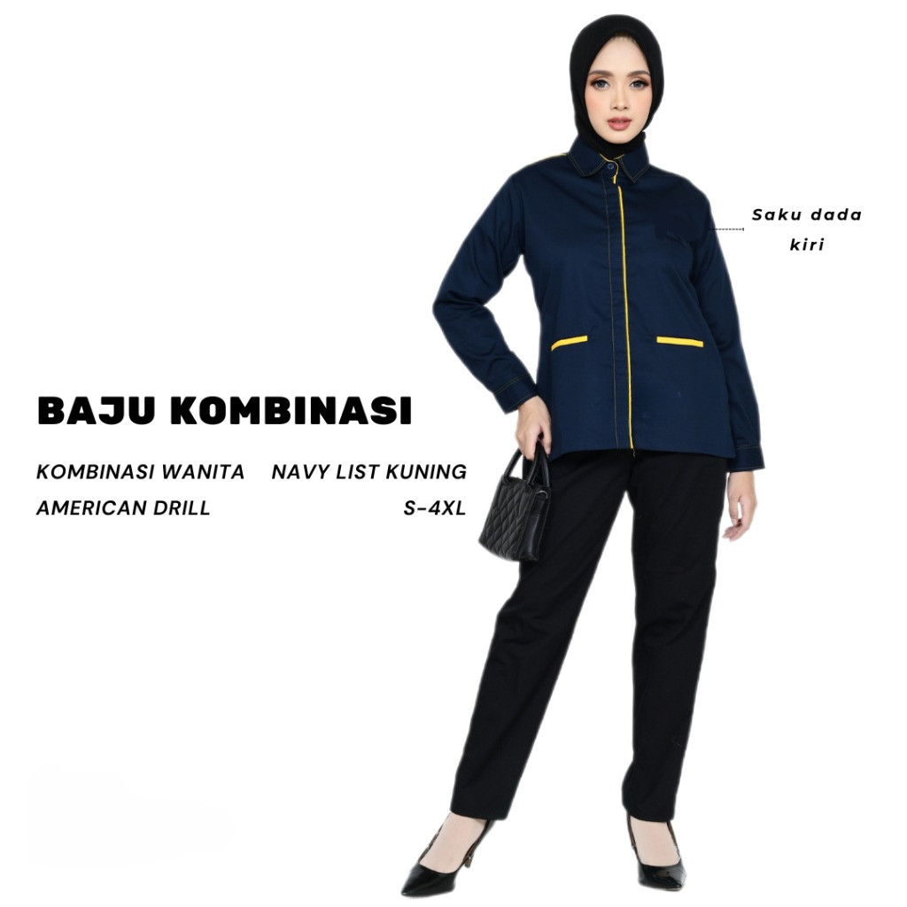Baju Seragam Pria dan Wanita/Kemeja Lengan Pendek Pria/Baju Kerja Kantoran/Baju Kerja Restoran Murah