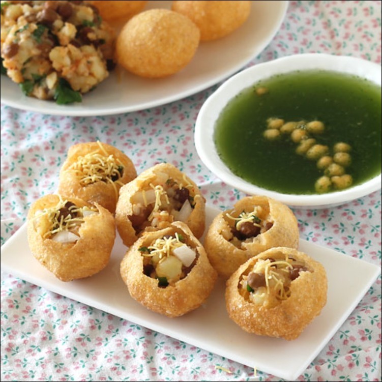 JAJANAN VIRAL  PAKET MINI Pani Puri India & INDIAN CHAI | 10 Puri Pani Puri Masala Boondi & Aloo Bhu