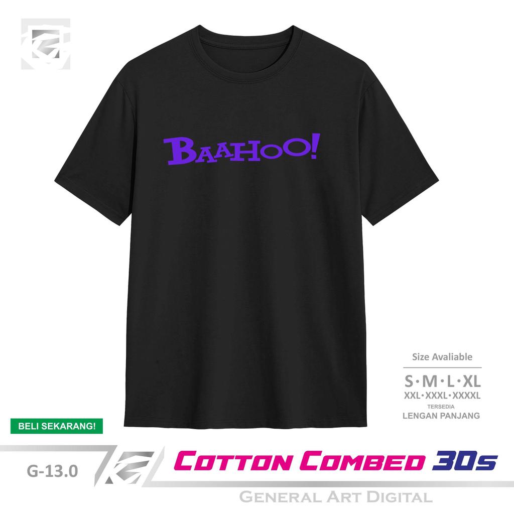 Baju Kaos Plesetan Brand Baahoo T-Shirt Pria Wanita Kaos Plesetan Keren