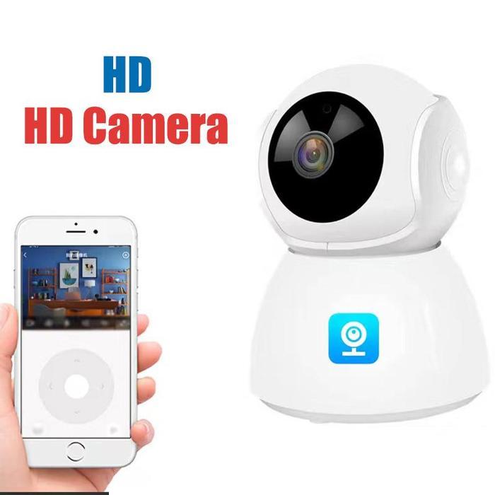 PROMO  [Eksklusif]YamiyaCCTV V380 indoor IP Camera Mini 2MP HD 1080P Wireless CCTV Wifi Snowman Kame