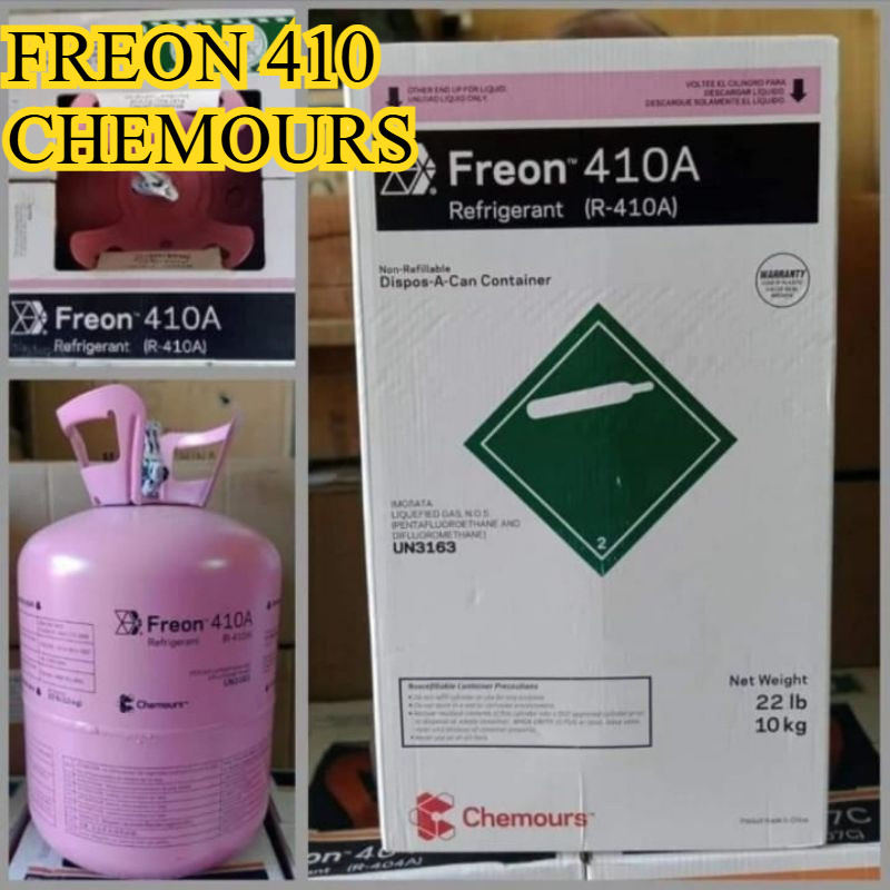 Freon R410 Chemours Shanghai Freon Refrigrant Chemours R410A 10 kg China