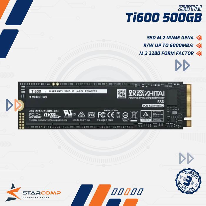 SSD ZHITAI Ti600 500GB M.2 NVMe Gen4