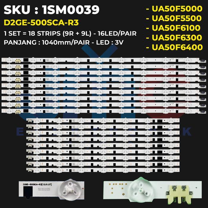 Backlight TV 50 Inch UA50F5000 UA50F5500 UA50F6300 UA50F6100 UA50F6400