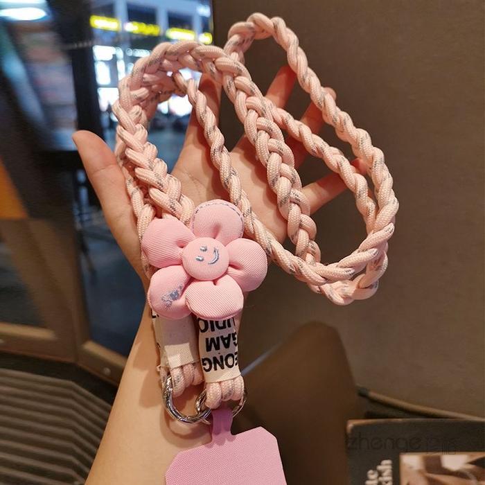 Gantungan Handphone Panjang Bisa Cross-body Tali Lanyard HP Gantungan Tas Aksesoris Liontin Motif Wa