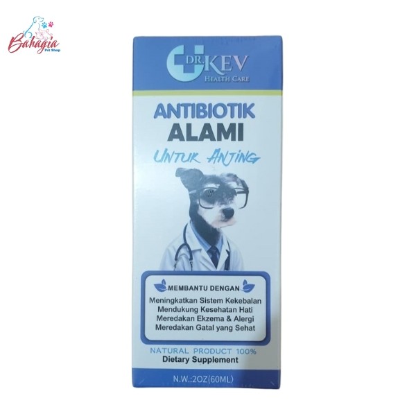 DR.KEV ANTIBIOTIK ALAMI ANJING - DOG NATURAL ANTIBIOTIC - OBAT ANTIBIOTIK HEWAN