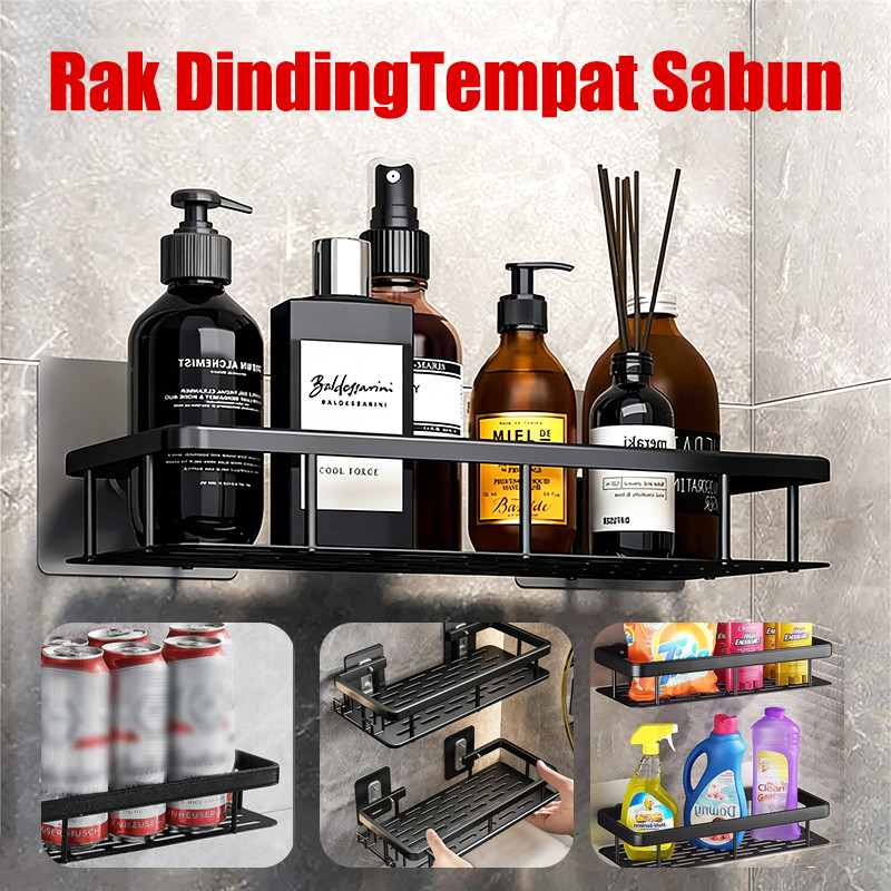 COD Rak Dinding Tempat Sabun Rak Sudut Estetik Kamar Mandi Tempat Sabun Toilet Rak Gantung