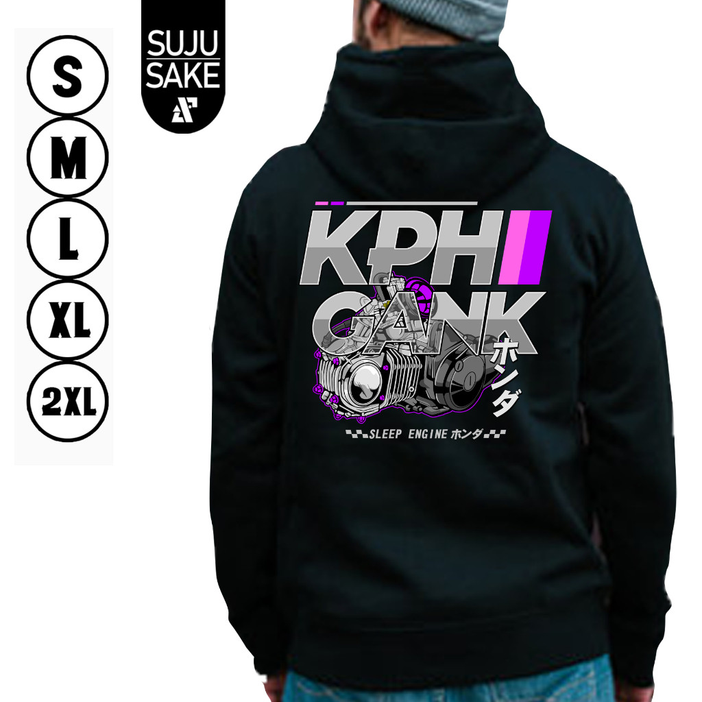 Sujusake Industrie Hoodie Jaket Jumper Jemper Komunitas Club Motor Honda Supra Fit Bapak Karisma 125