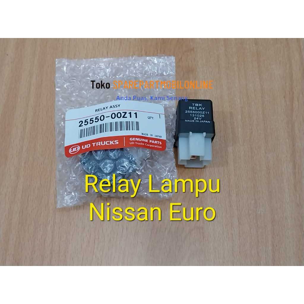 ALIANSHOP Relay lampu nissan euro 2 cwa260 pk260 pk215 pkc211 25550-00z11