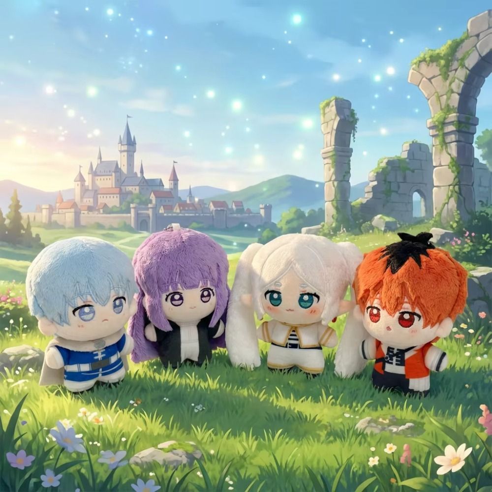 10cm Frieren Beyond Journey's End Plush Doll Anime Stuffed Cotton Doll Frieren Figure Cosplay Cute F