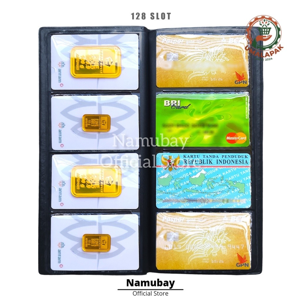 UMP- ALBUM KARTU NAMA TEBAL/ NAME CARD HOLDER / ALBUM LOGAM MULIA / DOMPET ATM / ALBUM ATM / TEMPAT 