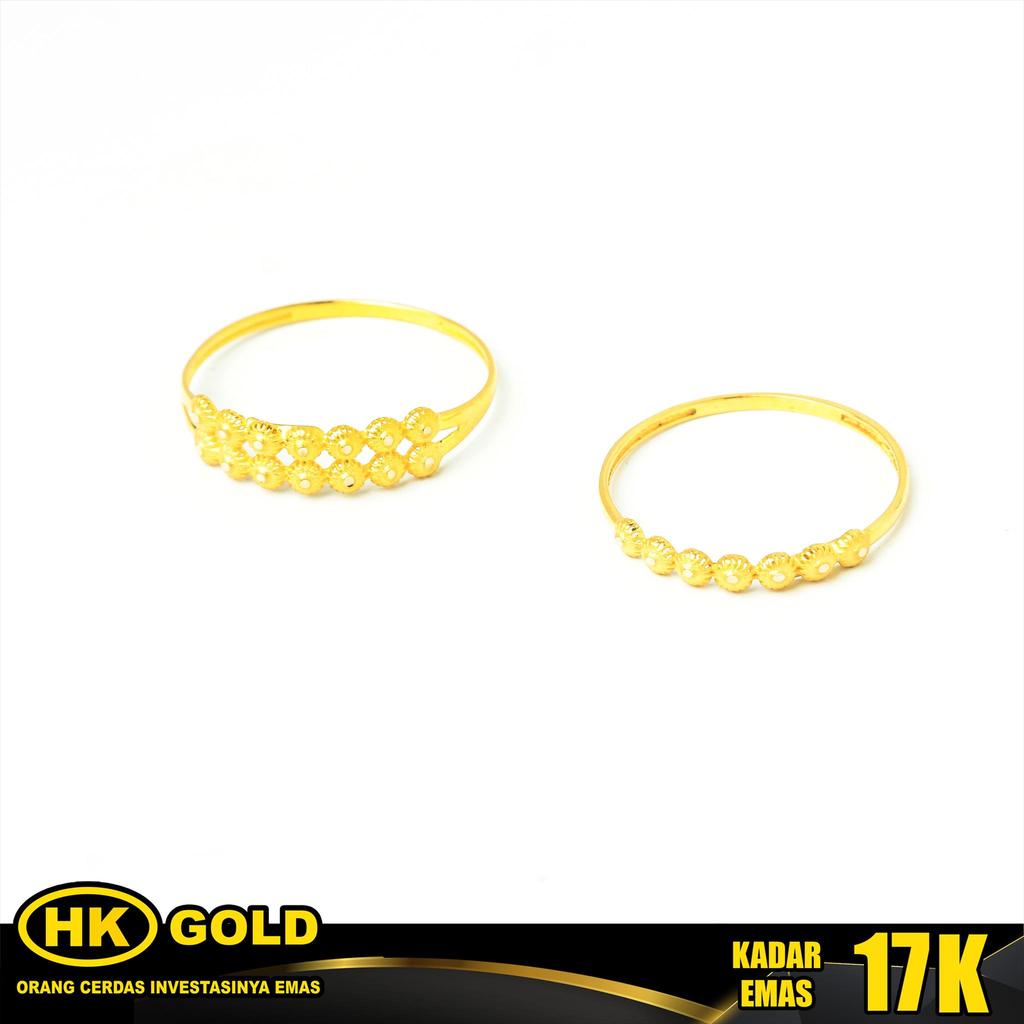 Cincin Emas 17K Type 962 HK GOLD