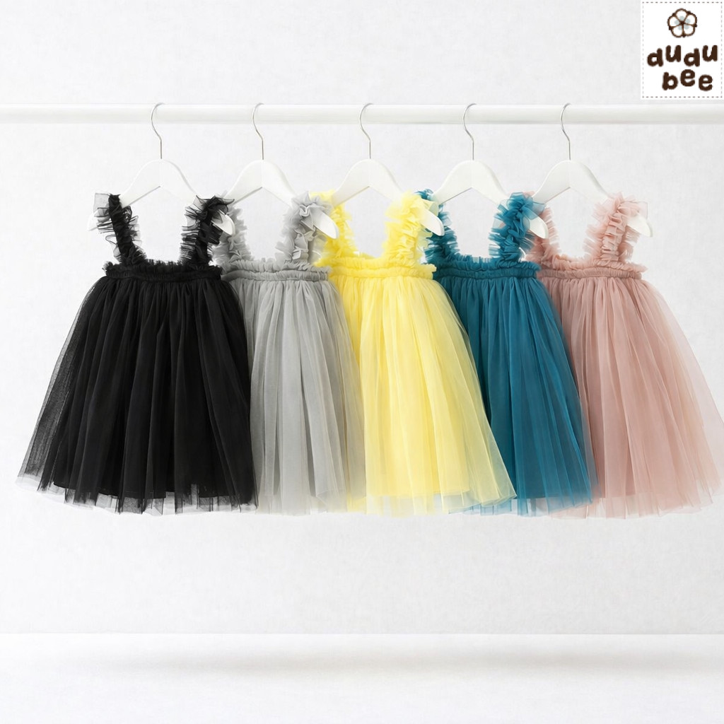 Dress Pesta Aqiqah Gaun Ulang Tahun Bayi Anak perempuan TUTU Import Mewah Model Korea