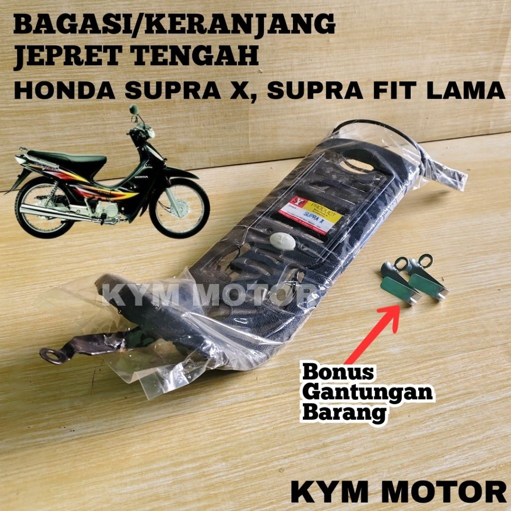 Rak Keranjang Bagasi Tengah Jepret Variasi Aksesoris Honda Supra X 100 Supra Fit Lama