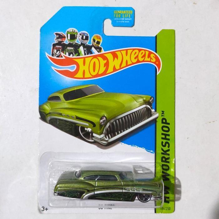 Mainan Hot Wheels So Fine hijau 2014 HW Workshop