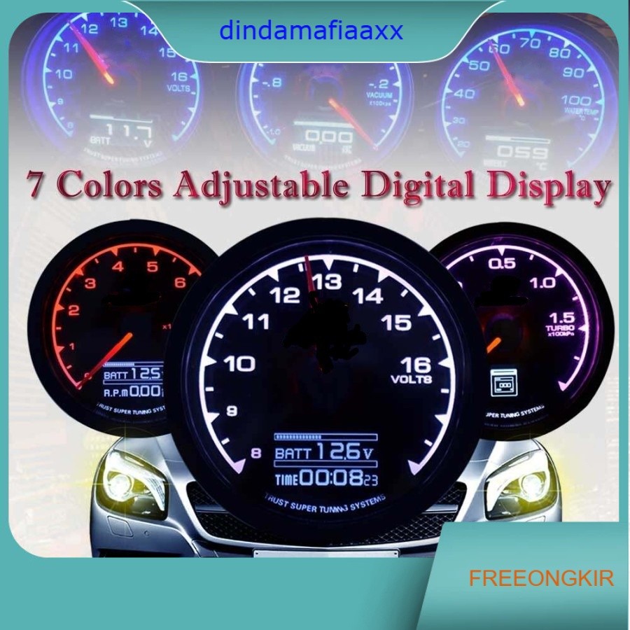 Tachometer Gauge Indikator Speedometer Mobil Not Indicator Greddy