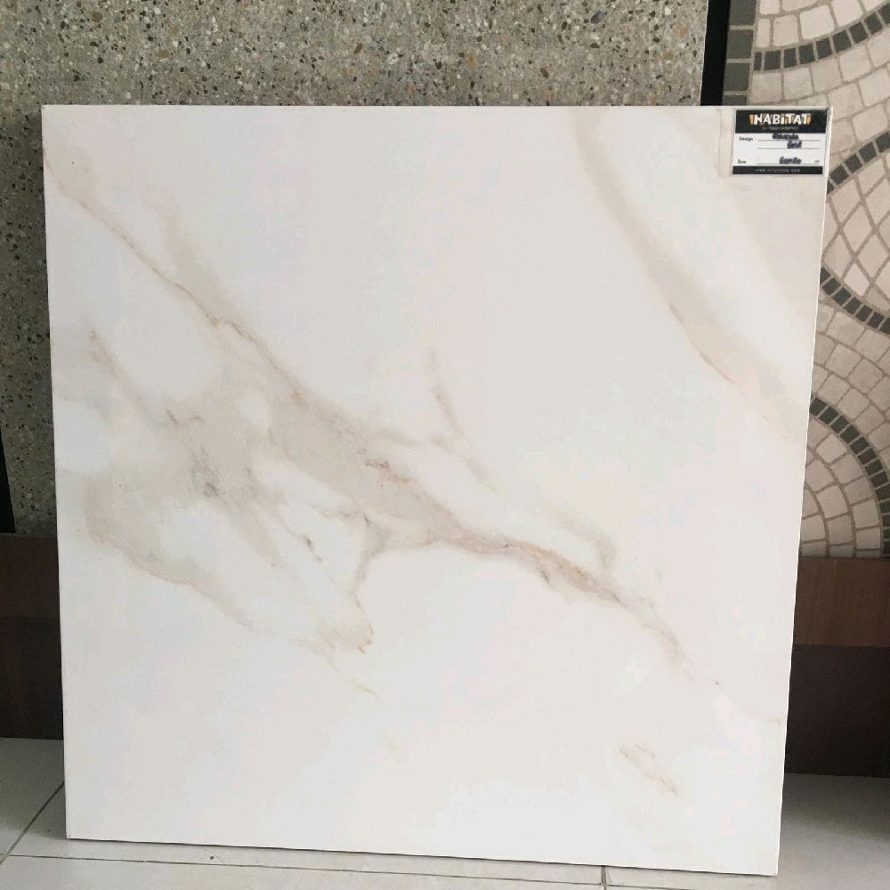Keramik Cutting Lantai Dan Dinding 60x60 Dan 30x60 Calacata Gold Glossy | Kilap | Licin Product Habi