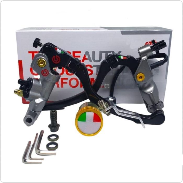 [ Bisa COD ] MASTER REM IZUMI BREMBO SINGLE TABUNG CNC ASSY SEMUA MOTOR MASTER REM AEROX LEXI MIO FI