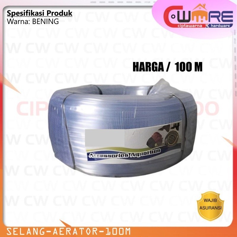 Selang Aerator Akuarium ikan Blower 100M CwNs