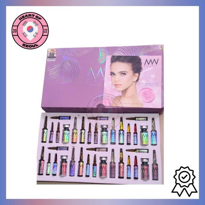 MIRACLE PURPLE INFUS WHITENING Wajah Essence Dark Perawatan - ECER