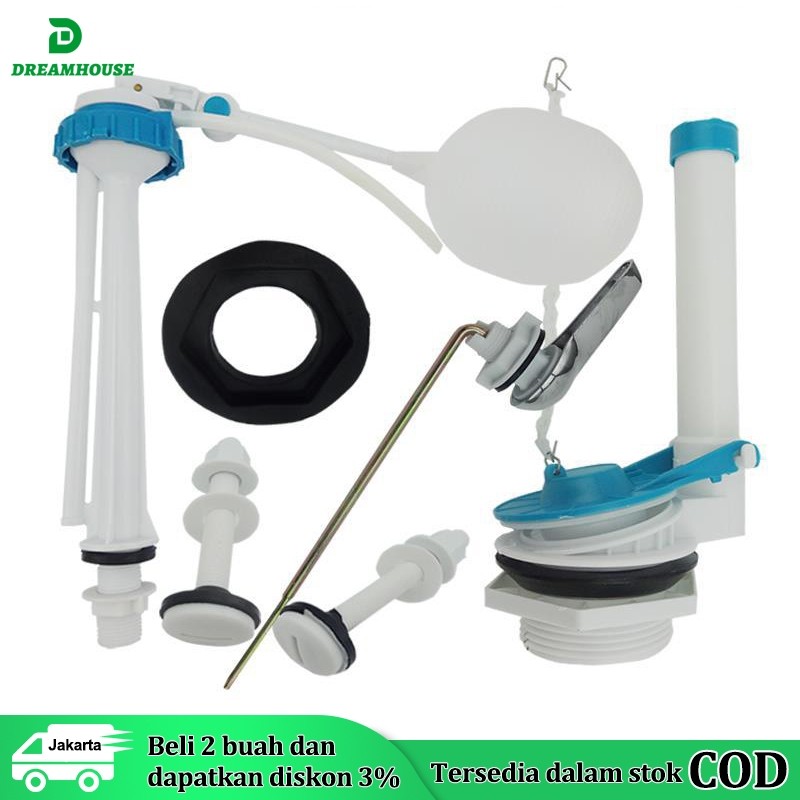 pelampung closet model toto engkol 1 set/ sparepart kloset duduk toto