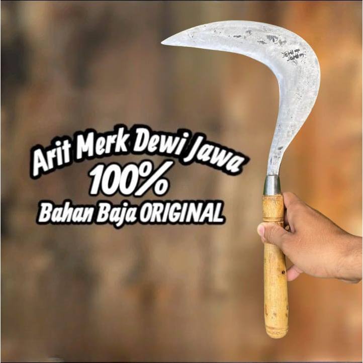 Arit Rumput Jawa Asli Dewi Bintang - Tajam, Kuat, & Tahan Lama