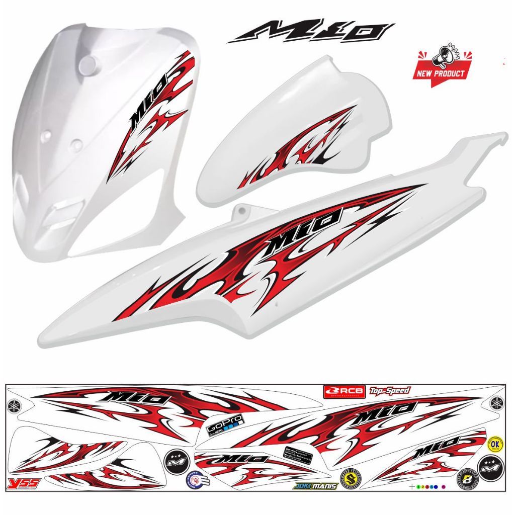 STRIPING VARIASI MOTOR MIO OLD SETIKER