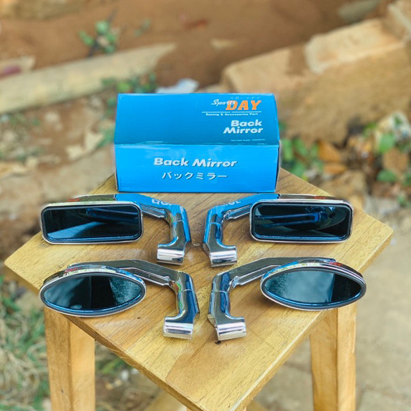 SPION TANDUK DAY COPY DAYTONA KOTAK DAN OVAL UNIVERSAL HONDA YAMAHA