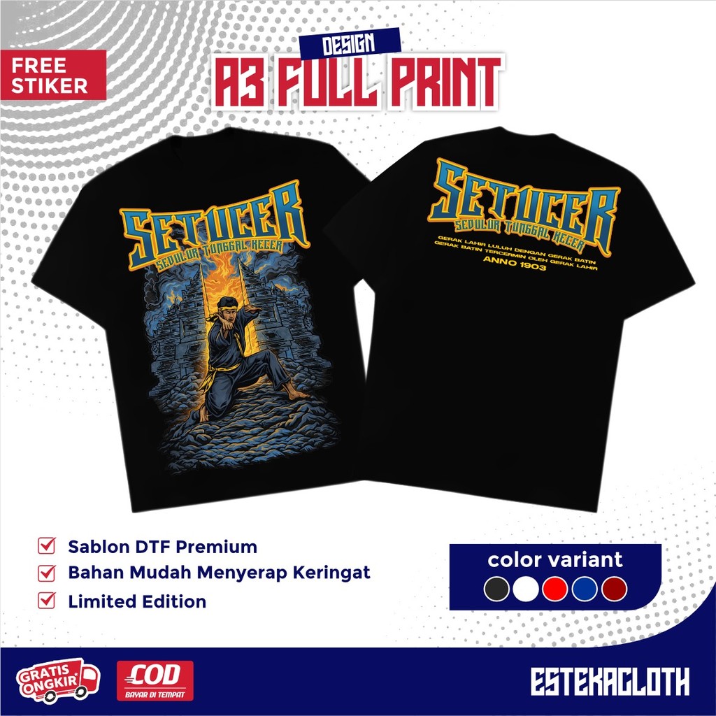 KAOS PSHW SETUCER KAOS PSHW TERBARU - KAOS SH WINONGO - KAOS PSHW SIMPEL - KAOS PERSAUDARAAN SETIA H