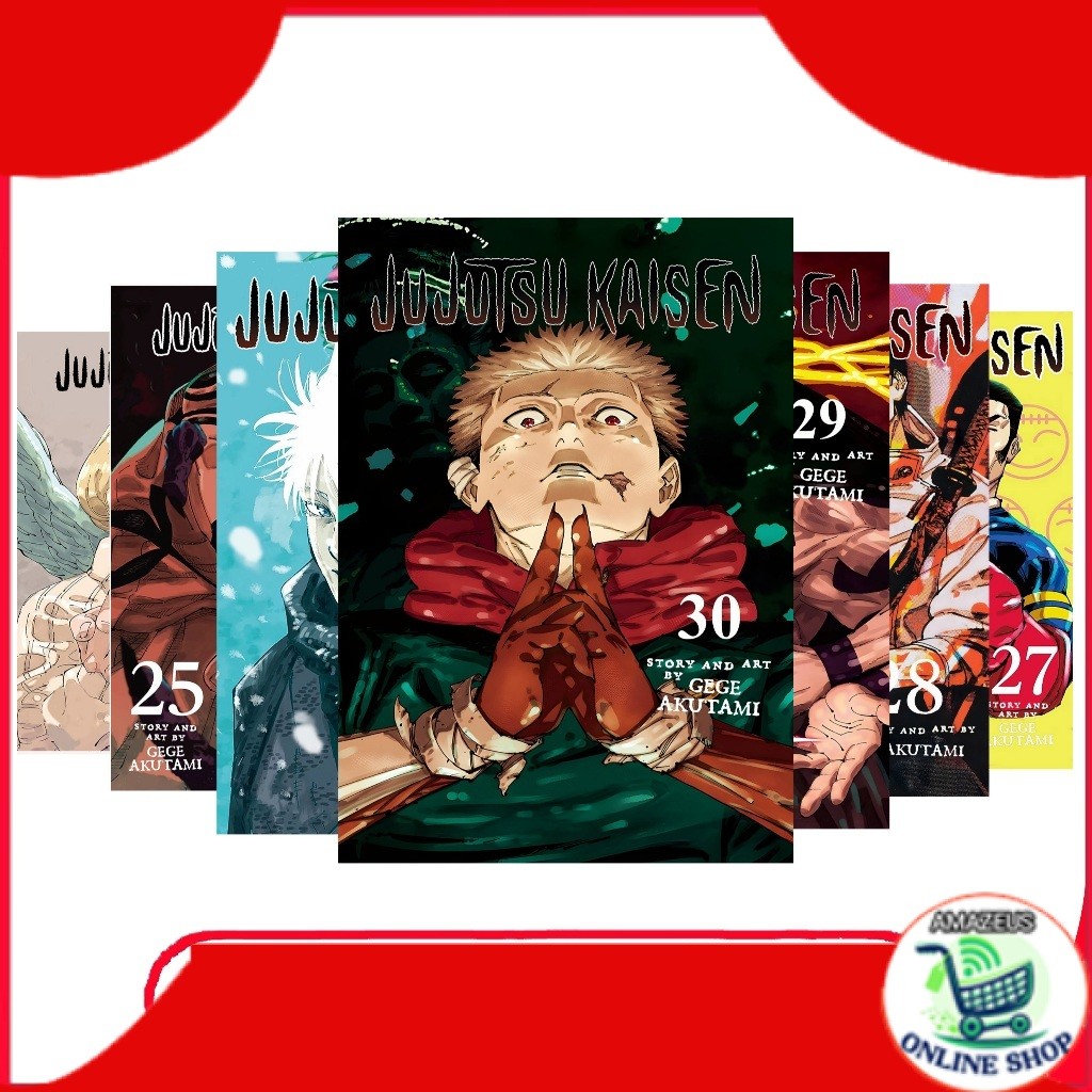 Manga Jujutsu Kaisen, Vol 0-30  (English)