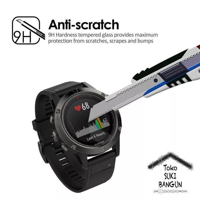 New Collection TEMPERED GLASS untuk Garmin Fenix 6s 6 6X Sapphire Pro Solar Screen Protector - Fenix