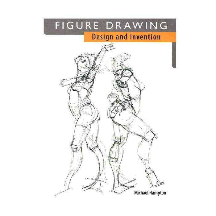 FIGURE DRAWING DESIGN AND INVENTION MICHAEL HAMPTON - UK/A5 KECIL, SOFTCOVER
