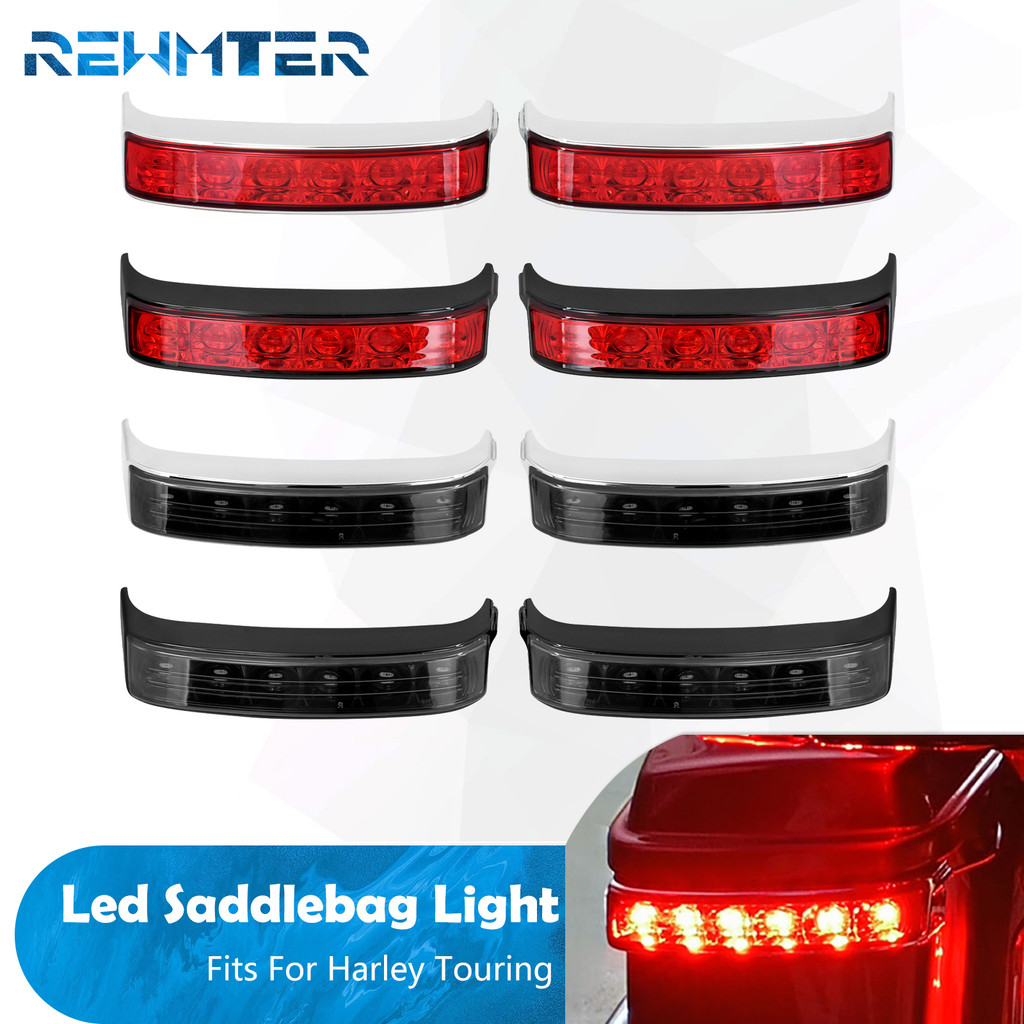 Lampu Tas Samping Motor, Lampu Sein Tas Samping, Lampu Rem Belakang Untuk Harley Road King Electra S