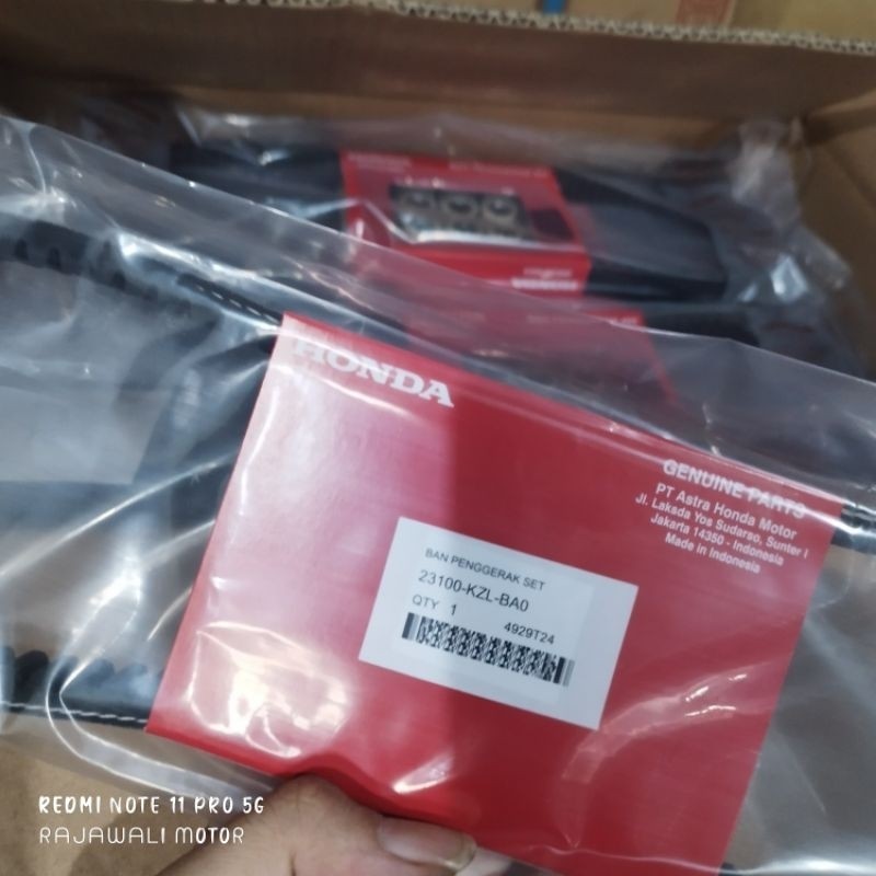 23100-KZL-BA0 vanbelt set beat FI (kasar) KZL AHM original