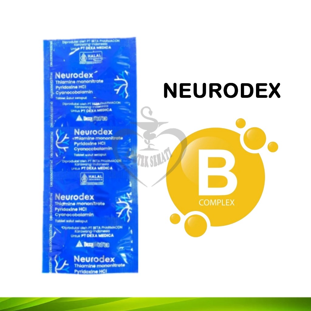 KEMASAN BARU Neurodex Tablet Vitamin Saraf Obat Capek Asli