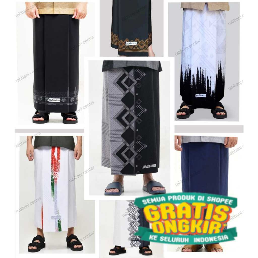SARUNG RABBANI palestine lengkap bonus paperbag/ pakaian pria lainnya