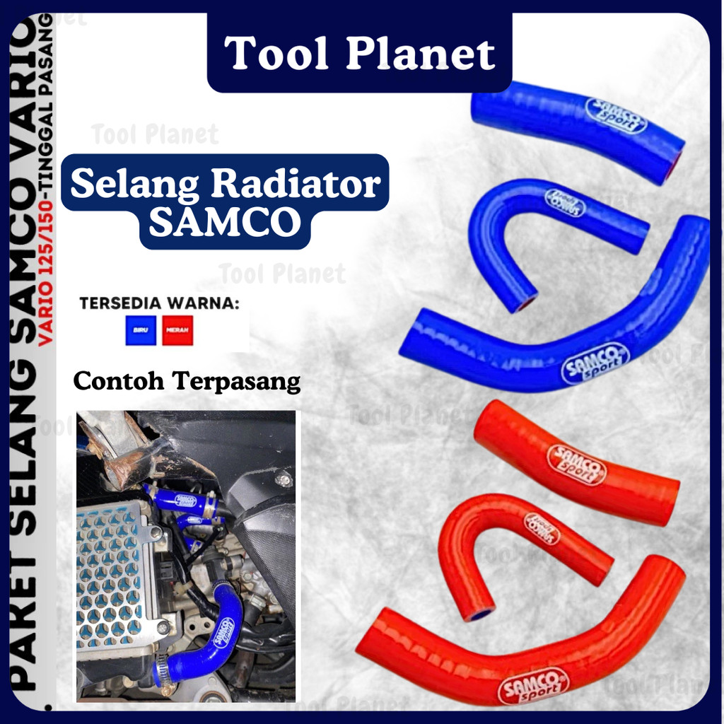 Tool Planet (Garansi 1 Tahun) SELANG RADIATOR SAMC VARIO 125 150 SELANG SAMC ORIGINAL PIPA WATER PUM