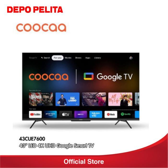 COOCAA LED TV 43Inc 43CUE7600 4K Google TV