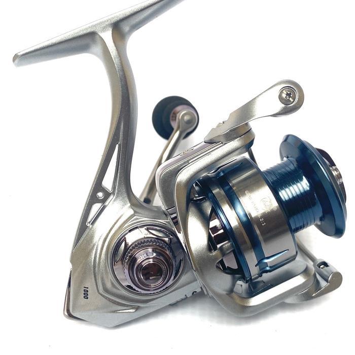 REEL ULTRALIGHT 1000 ORCA ZILVEREN POWER HANDLE HIGH GEAR RATIO SMOOTH - 1000