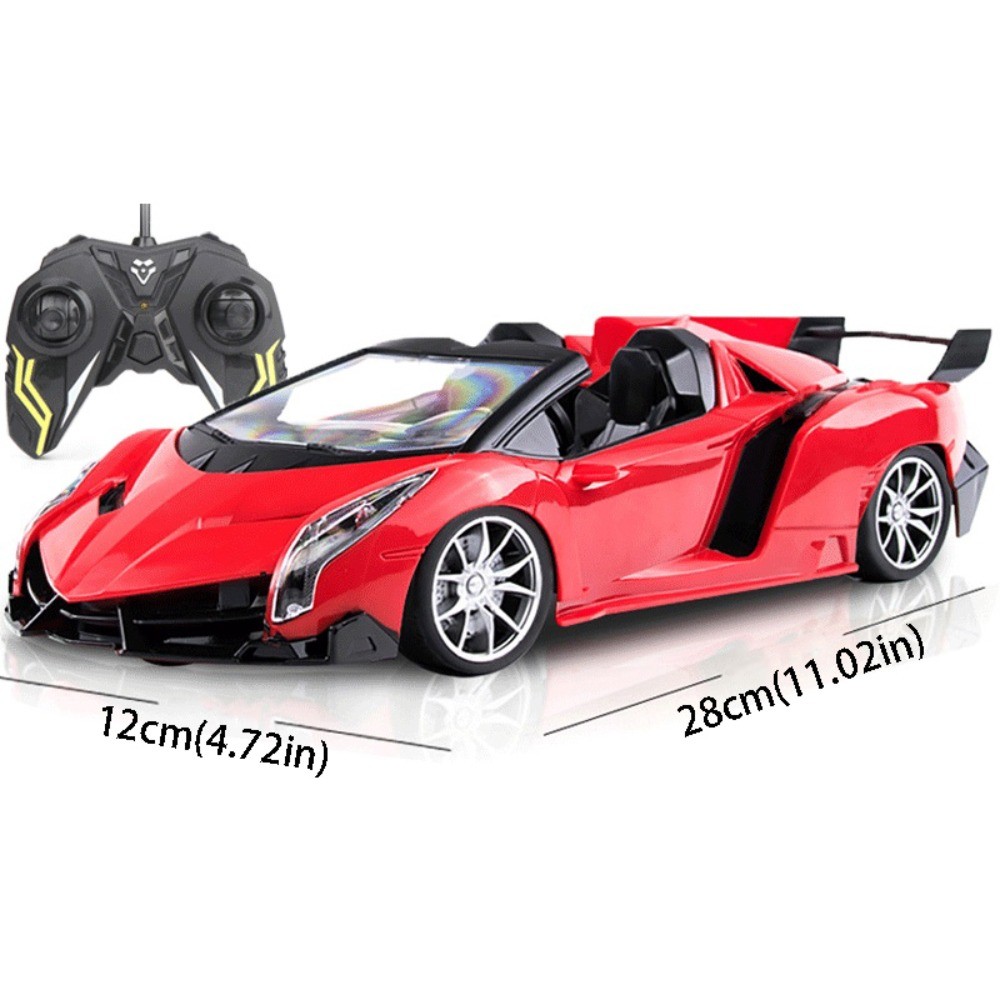 Steering Wheel Remote Drift RC Car LED Light USB arge Remote Control Car Four-Way Drift Electronic V