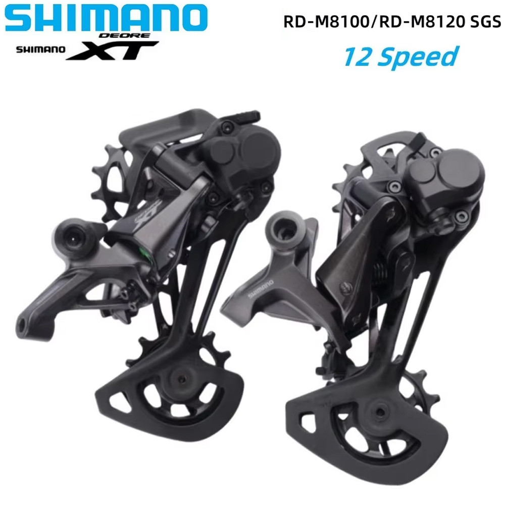SHIMANO DEORE XT Series RD-M8100/RD-M8120 SGS 12S Rear Derailleur MTB Sepeda Gunung SHADOW 1x12 Spee