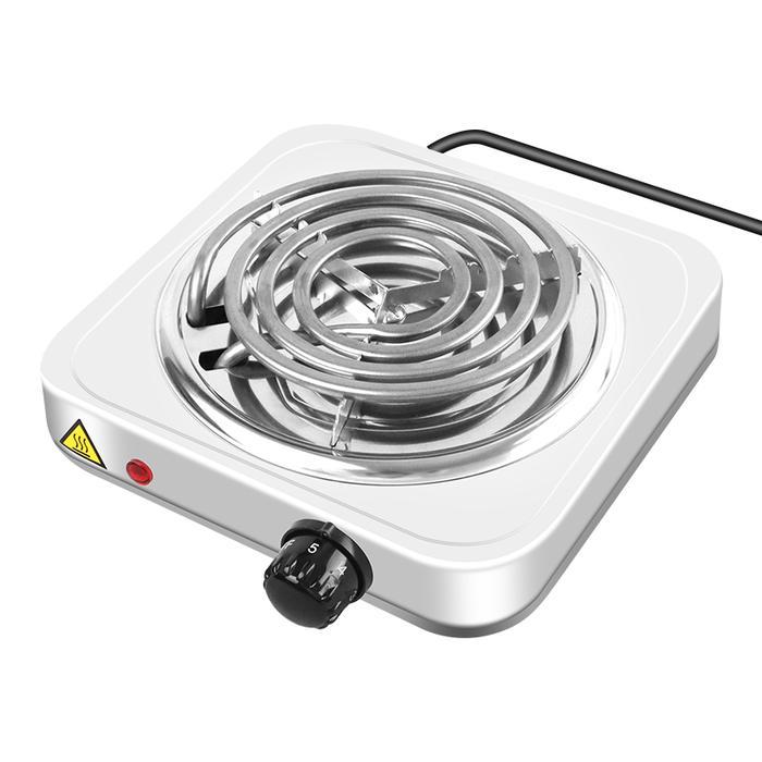 kompor listrik Portable low watt kompor 1 tungku kompor listrik mini - Putih